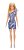 Boneca Barbie Fashionista Loira Vestido Azul Com Glitter - Imagem 1