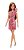 Boneca Barbie Fashionista Morena Vestido Vermelho Glitter - Imagem 1