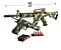 Kit Pistola E Arma Lança Dardos 14 Peças Militar - 42cm - Imagem 1