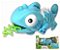 Brinquedo Camaleão Língua Solta Com Som E Luz Giro 360º Azul - Imagem 2