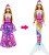 Boneca Barbie 2 Em 1 - Vestido Magico C Saia E Cauda Sereia - Imagem 1