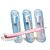 Escova De Limpeza De Mamadeira E Bico Resistente Rosa - Imagem 1