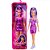 Boneca Barbie Fashionista Morena Vestido E Cabelo Roxo Lunar - Imagem 4