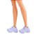 Boneca Barbie Fashionista Morena Vestido E Cabelo Roxo Lunar - Imagem 6