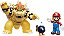 Boneco Super Mario Vs Bowser Batalha De Lava Articulado - Imagem 2