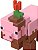 Boneco Minecraft Caves E Cliffs - Porco Com Acessórios - Imagem 3