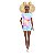 Boneca Barbie Fashionistas Negra Cabelo Afro Loira Luxo 180 - Imagem 1