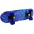 Mini Skate De Madeira Completo Infantil Estampado Azul - Imagem 4