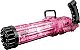 Metralhadora Lança Bolhas De Sabão E Laser Gigante De 45cm Rosa - Imagem 4