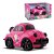 Carrinho Carro Brinquedo New Buggy Rosa Ride Star 21 Cm - Imagem 1