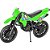 Motinha Mini Moto De Trilha Motocross 20 Cm Coloridos Verde - Imagem 1