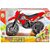 Motinha Mini Moto De Trilha Motocross 20 Cm Coloridos Vermelho - Imagem 3
