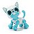 Robô Interativo - Filhote Inteligente - Smart Dog Dog Cute - Grava E Reproduz Voz - Por sensor touch De 10 Cm azul - Imagem 10