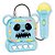Caixa De Som Com Microfone Musical Infantil Music Kitty Fofo Azul - Imagem 3