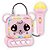 Caixa De Som Com Microfone Musical Infantil Music Kitty Fofo Rosa - Imagem 1