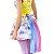 Boneca Barbie Dreamtopia Princesa Fantasia De Unicórnio - Vestido Magico Arco-íri -Cabelo Roxo com Chifre E Calda Colorida Edição 2022 - Imagem 2
