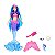 Boneca Barbie Sereia Magica - Cabelo Azul Extra-longos Mermaid Power Malibu - Edição De Luxo De 2022 - Imagem 6