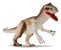 Dinossauro T-Rex Gigante De Vinil Invencible Hunter Articulado 74cm Branco Com Creme - Imagem 1