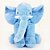 Almofada Travesseiro Elefante De Pelúcia Baby De 60 Cm Azul - Imagem 6