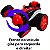 Carro Controle Remoto Multi-funções Twist Recarregavel 2.4 vermelho - Imagem 4