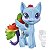 Boneca My Little Pony Pônei Rainbow Dash Ou Pinkie Pie 15 Cm Rainbow Dash - Imagem 3