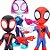 Boneco Marvel Homem Aranha Super Sized Miles Morales De 23cm - Imagem 3