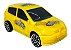 Carro Carrinho De Controle Remoto Cartoon De Fusca 15cm Amarelo - Imagem 3