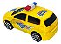 Carro Carrinho De Controle Remoto Cartoon De Policia 15cm Amarelo - Imagem 3
