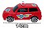 Carro Carrinho De Controle Remoto Cartoon De Fusca 15cm Vermelho - Imagem 2