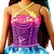 Barbie Dreamtopia Princesa Vestido Estrelado Cabelo colorido  Morena E Verde - Imagem 3