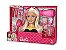Boneca Barbie Busto Penteados Loira Cabelo Colorido Com Acessórios - Imagem 5