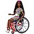 Boneca Barbie Fashionistas Na Cadeira De Rodas Morena  + Rampa Edição 2021 - Imagem 7