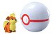 Boneco Pokémon Growlithe + Pokebola - Imagem 2