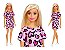 Boneca Barbie Fashion Beauty Loira Vestido Roxo Com Coração - Imagem 5