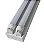 Luminária Calha Sobrepor Para Tubular 2x36/40W T8 240cm - Imagem 2