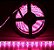 Fita LED 5050 5 Metros Siliconada Rosa Pink Prova D'água Sem Fonte - Imagem 1