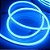 Fita LED 5 Metros 12V Mangueira Flexivel Neon Azul - Imagem 2