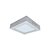 Luminária Plafon LED 12W 17x17 Quadrado Sobrepor Branco Frio 6000k - Imagem 3