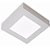 Kit 10 Luminárias Plafon LED 12W 17x17 Quadrado Sobrepor Branco Frio 6000k - Imagem 2