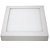 Kit10 Luminárias Plafon LED 12W 17x17 Quadrado Sobrepor Branco Quente 3000k - Imagem 3