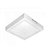 Kit 10 Luminárias Plafon LED 12W 17x17 Quadrado Sobrepor Branco Quente 3000k - Imagem 4