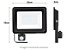 Refletor Holofote LED 300W Com Sensor de Presença A Prova d´Água Fotocélula Branco Frio 6000k - Imagem 4
