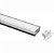 Perfil Alumínio Slim 25mm Branco Para Fita Led Embutir 2metros - Imagem 4