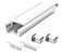 Perfil Alumínio Slim 25mm Branco Para Fita Led Embutir 2metros - Imagem 9