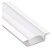 Perfil Alumínio Slim 25mm Branco Para Fita Led Embutir 2metros - Imagem 1