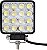 Farol De Milha 48W 16 LED Quadrado 12/24v Off-road Automotivo - Imagem 1