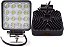 Farol De Milha 48W 16 LED Quadrado 12/24v Off-road Automotivo - Imagem 2