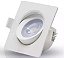 Spot 5W LED Dicróica COB Direcionavel Quadrado Gesso Sanca De Embutir Branco Frio 6000k - Imagem 4