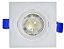 Spot 5W LED Dicróica COB Direcionavel Quadrado Gesso Sanca De Embutir Branco Quente 3000k - Imagem 1