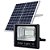 Refletor Painel Solar 60W LED Bateria Recarregável Litio Com Controle Branco Frio IP67 - Imagem 2